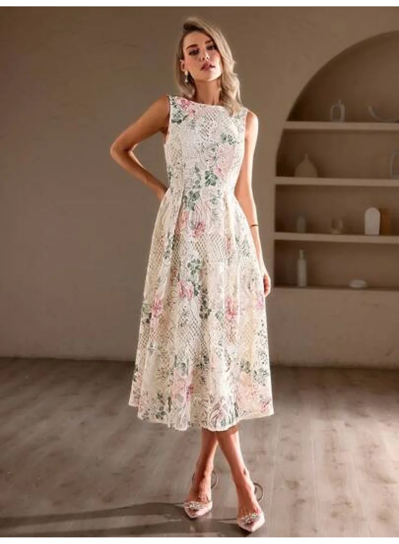 SIMPLEE Women's Summer Elegant DressLight & Comfortable Lightweight Cotton Blend Perfect for Outings