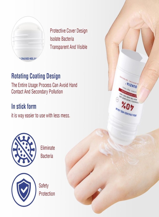 OUKEYA Urea Cream Stick 40 Percent,Heel Balm,Hand Cream and Foot Cream for Dry Cracked,Cracked Heel Treatment,Avoid Frostbite,40 Percent Urea Lotion for Feet Maximum Strength - Image 3