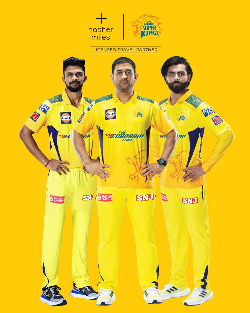 Nasher Miles x Chennai Super Kings (CSK) Polyester Yellow Straight Outta Chepauk 55 cm (20 Inch) Small Protective Luggage Cover - Image 2
