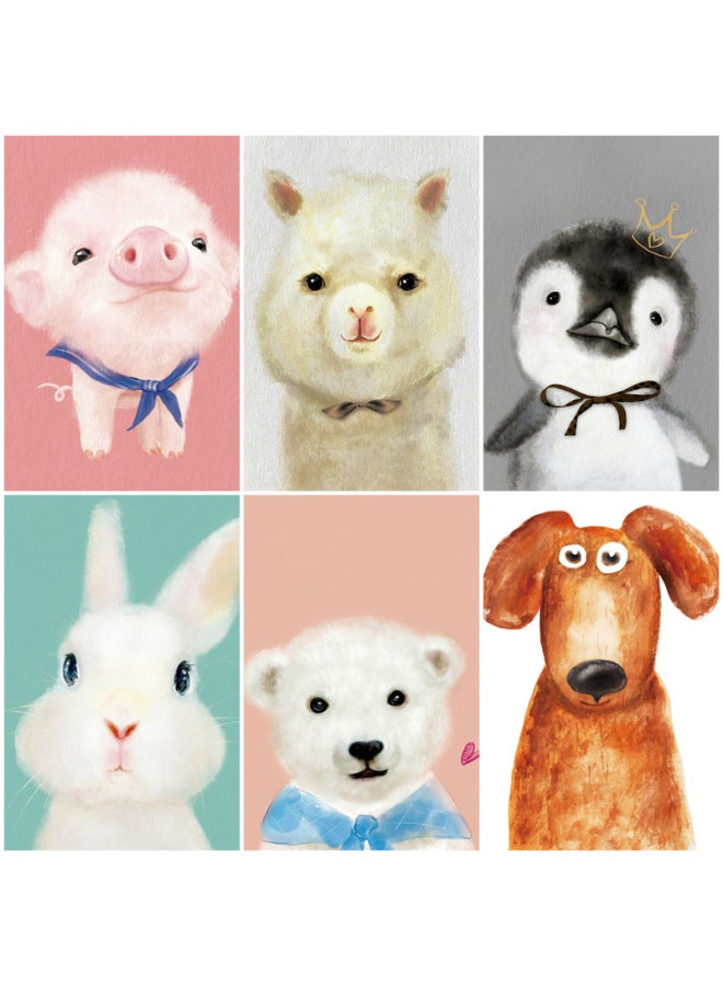 Wooden Puzzle 300 Pieces Of Adult Decompression Children's Educational Toys Stay Cute Animals Can Be Customized-Color:Colorful - Image 2