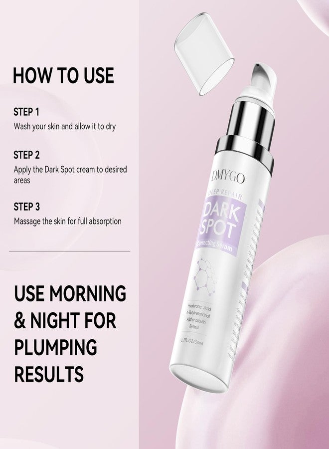 DMYGO Dark Spot Remover for Face, Dark Spot Corrector for Age Spot Sun Spot Brown Spot Melasma Uneven Skin Tone, with Vitamin C and Hyaluronic Acid for Women and Men, 1.7 FL.OZ - Image 5