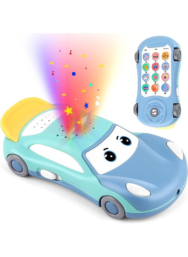 Ant - Baby Cell Phone Cars Toy, Early Education Learning Baby Musical Car Phone Toys with Star Light and Sound, Multi Function Kids Pretend Phone for Learn Call Chat for Toddlers 1 2 3 Year Old Boys Girls - Image 1