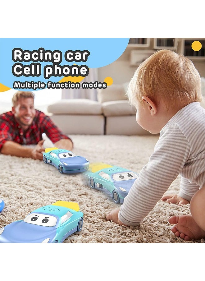 Ant - Baby Cell Phone Cars Toy, Early Education Learning Baby Musical Car Phone Toys with Star Light and Sound, Multi Function Kids Pretend Phone for Learn Call Chat for Toddlers 1 2 3 Year Old Boys Girls - Image 1