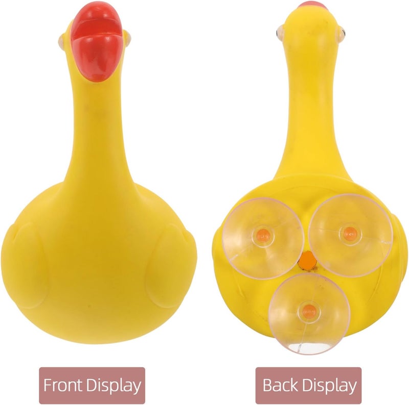 Reusable Suction Cup Hooks Wall Mount Bathroom Towel Hooks Cartoon Bird Design Waterproof for Home Kitchen and Toilet Use - Image 3