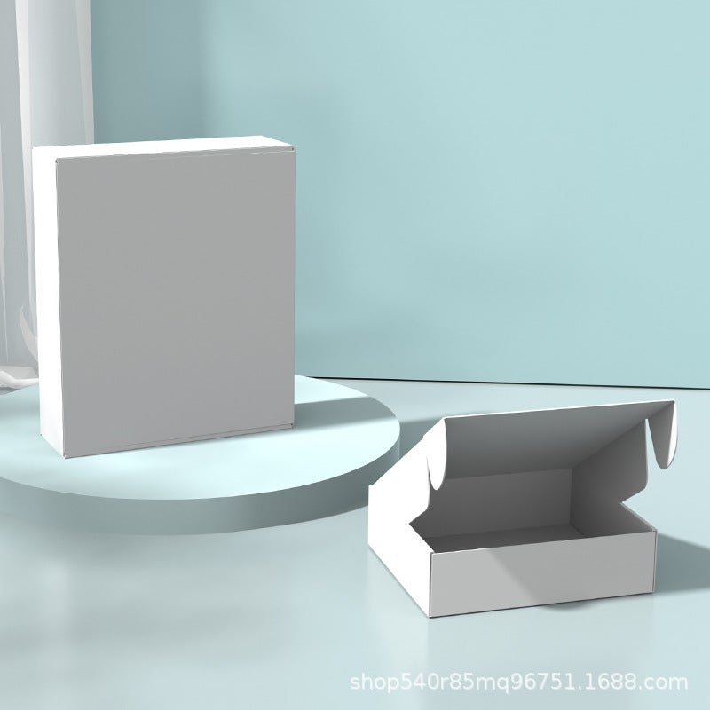 White Flying Machine Box Carton Spot Clothing Toys Electronic Express Packing Box Logistics Packaging Box Corrugated Box - Image 1