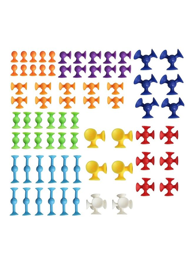 72-Piece Silicone Stress Sensory Toy Set - Image 1