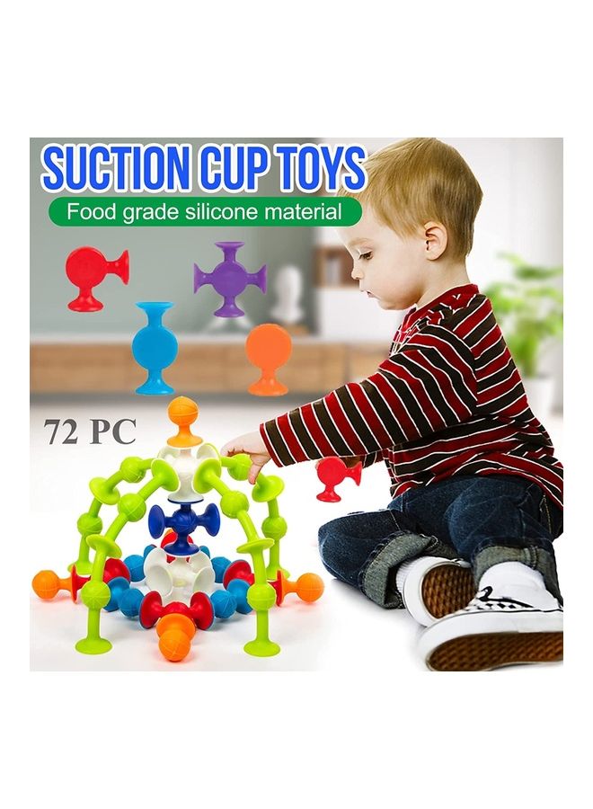 72-Piece Silicone Stress Sensory Toy Set - Image 2
