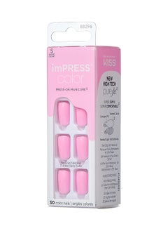 KISS imPRESS Color Press-on Manicure IMC39C SELF CARE 30 color nails 