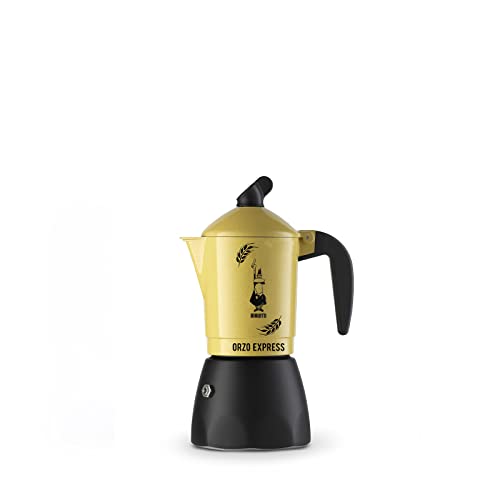 BIALeTTI Bialetti Moka Orzo Express Barley Italian Coffee Maker Aluminium 2 Cups Silver