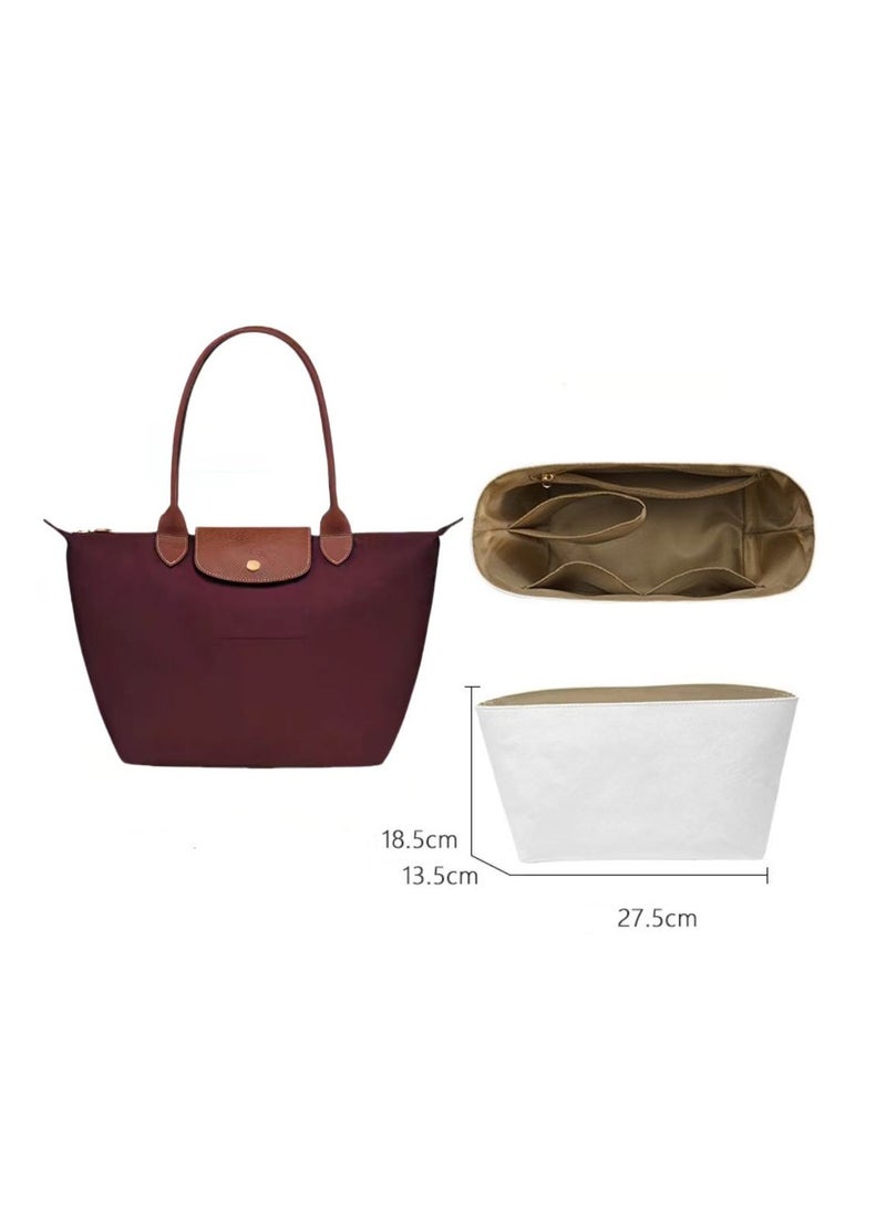 Longchamp Longchamp Le Pliage Large bag with Insert, longchamp bag (Wine Red)women's Classic Fashion Versatile Large Makeup Bag, Handbag, Shoulder Bag  - Image 2