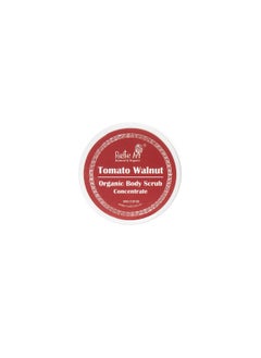 Rustic Art Rustic Art Tomato Walnut Body Scrub Organic Concentrate | For Soft, Supple & Glowing Skin | Removes Tan, Ingrown Hair & Dead Skin | Foaming Scrub | For Women & Men | (200g)  - Image 3