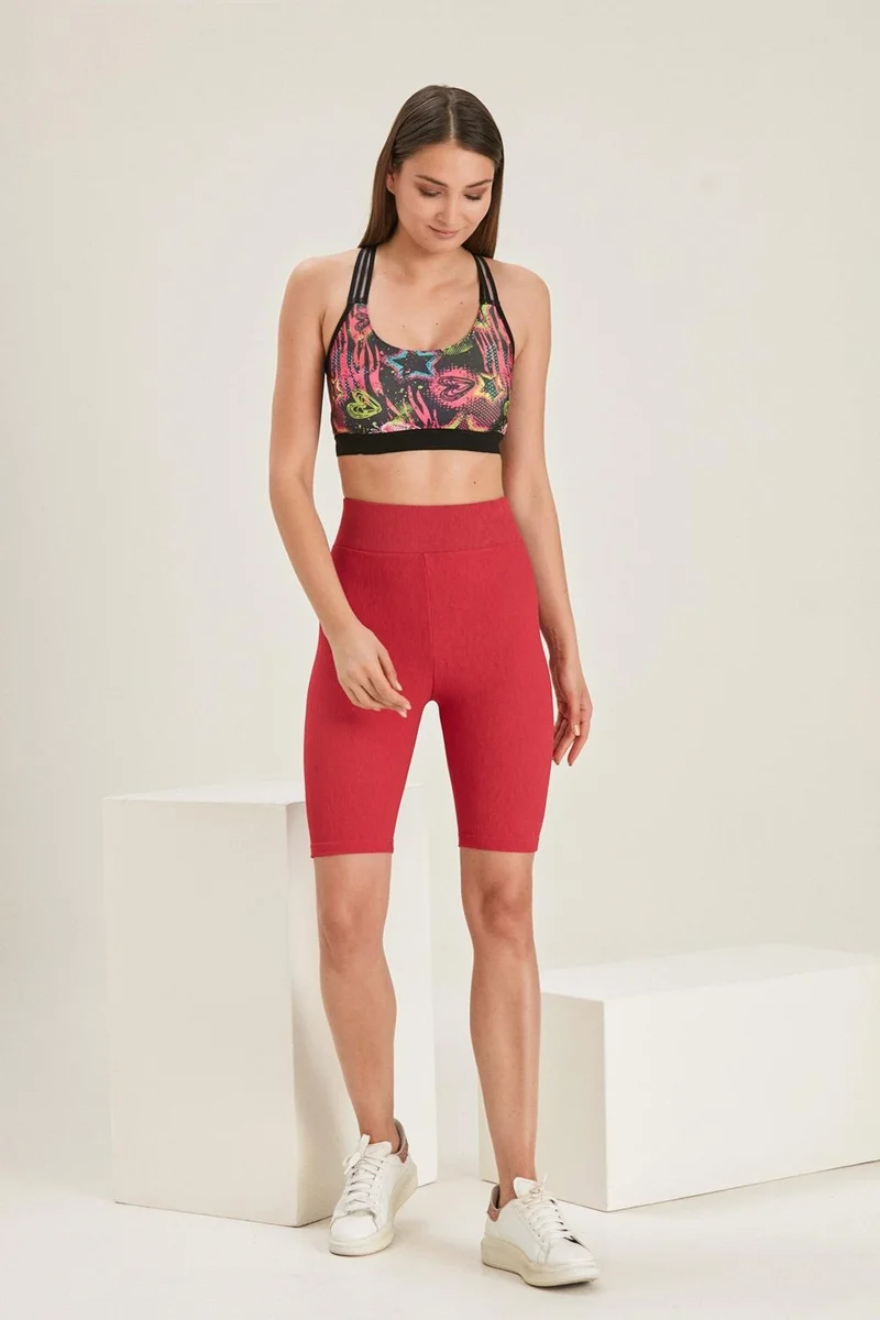 Alexander Gardi High Waist Biker Leggings (B21-31800)