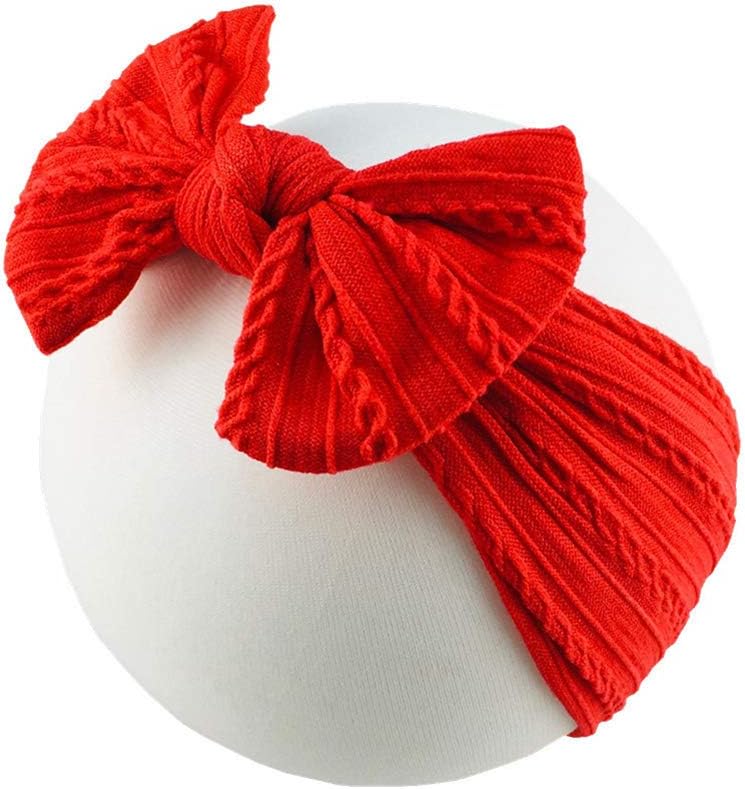 Toptim 16-Pack Baby Girl Bows Nylon Headbands with Jacquard Design for Newborns and Toddlers - Image 4