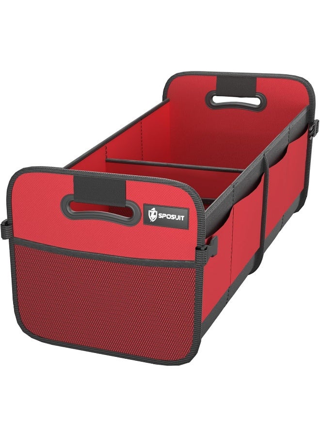 Sposuit Trunk Organizer for Car - 70L Collapsible Trunk Storage with 11 Pockets & Reinforced Handles, SUV Trunk Organizers for Grocery Cargo - Image 1