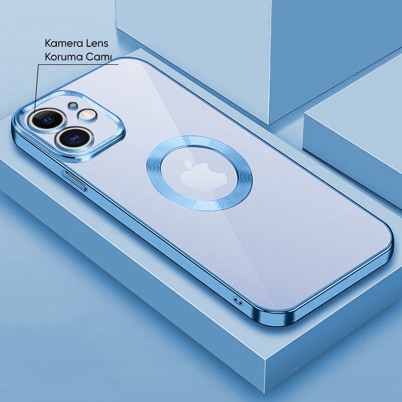 Apple iPhone 11 Case Glint Silicone Case Light Blue