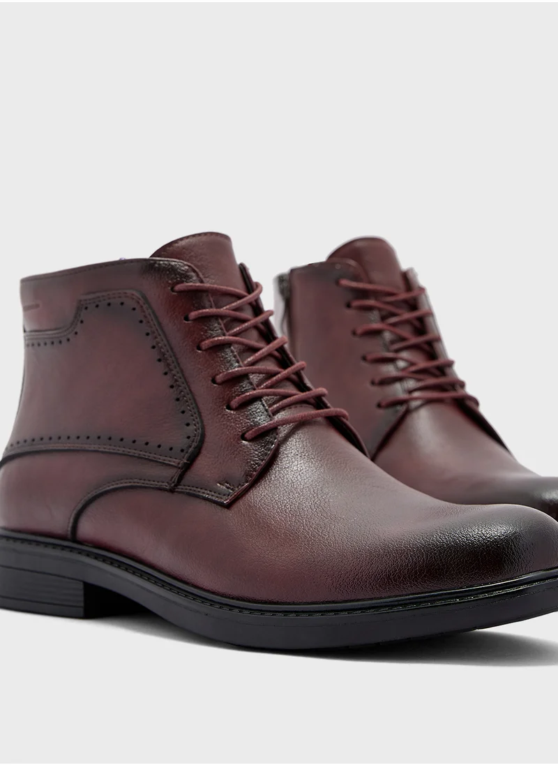 Robert Wood Ankle Lace Up Formal Boots