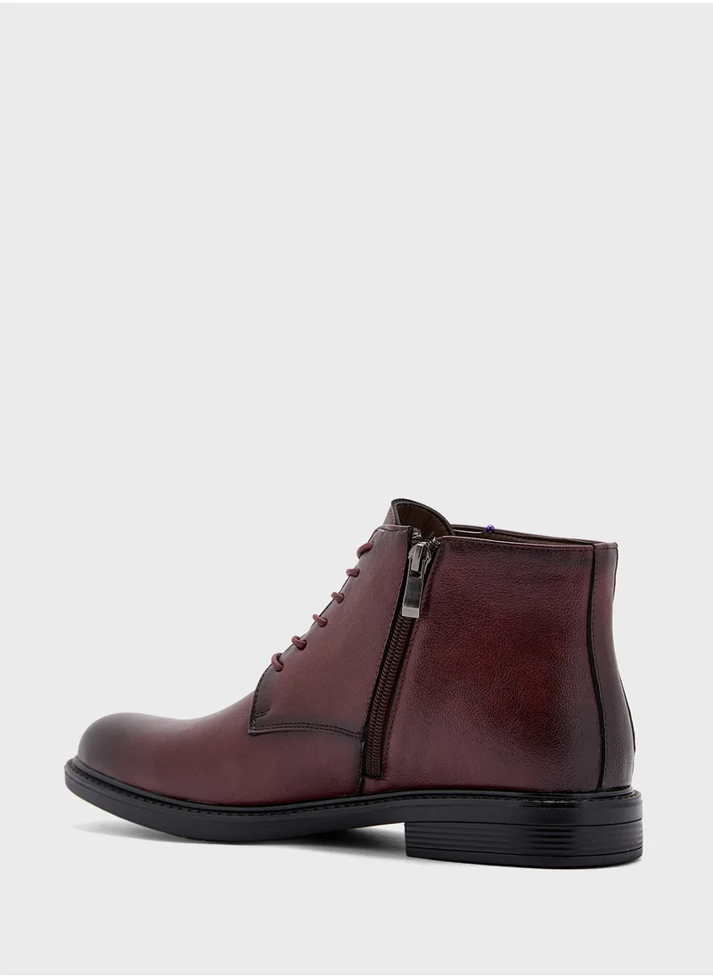 Robert Wood Ankle Lace Up Formal Boots