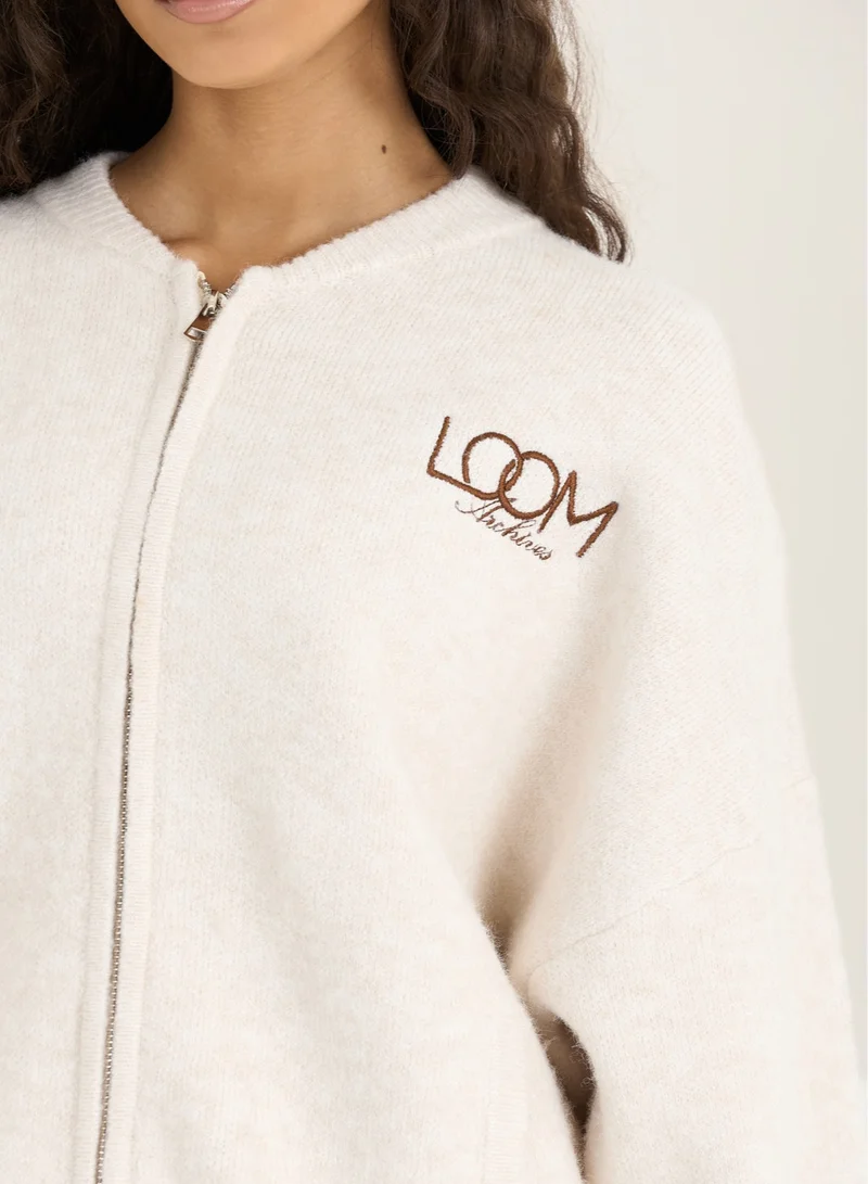 LOOM ARCHIVES  LOOM Zip Through Knit for Women | Best Price UAE