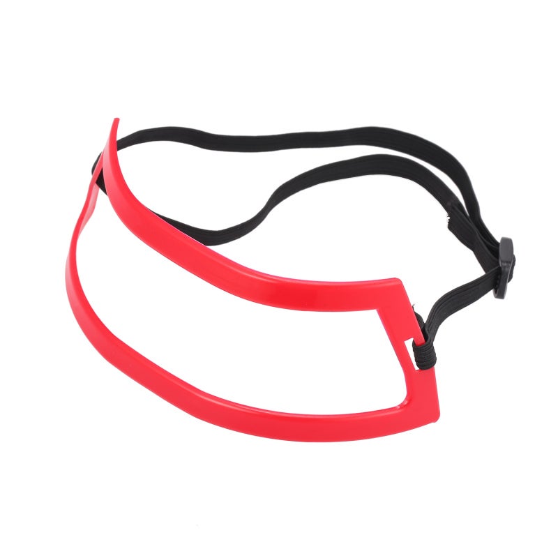Hair Clipper: Red Premium Plastic, Flexible Sturdy Hairline Guide - Lightweight Portable Neckline Tool for Men's Daily Grooming Salon Travel Use - Image 1