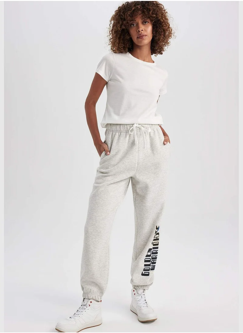 DeFacto Woman NBA Golden State Warriors Licenced Oversize Fit Knitted Trousers