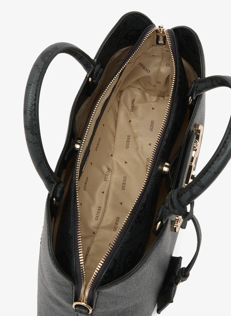 Guess  Janie Logo Girlfriend Satchel Bag for Women | Best Price UAE