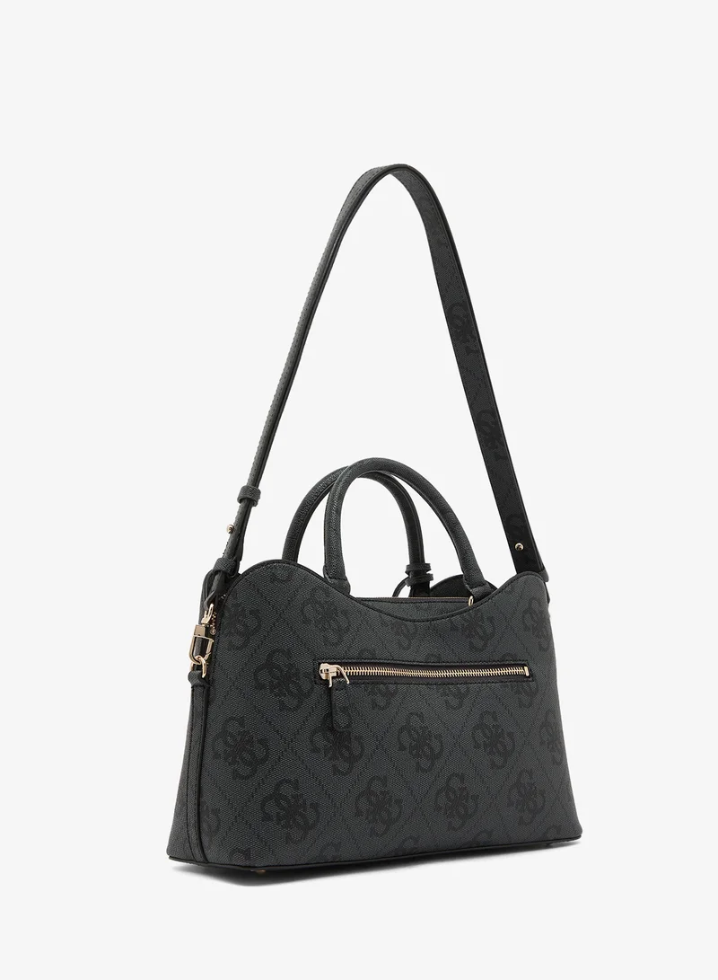 Guess  Janie Logo Girlfriend Satchel Bag for Women | Best Price UAE