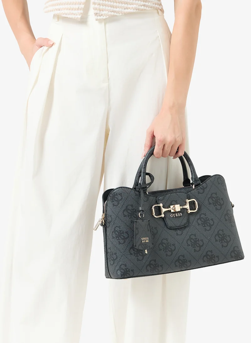 Guess  Janie Logo Girlfriend Satchel Bag for Women | Best Price UAE