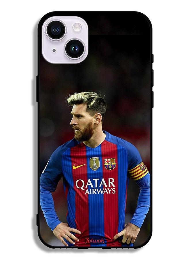 Tolwak Apple iPhone 14 Protective Case Messi Barcelona - Image 2