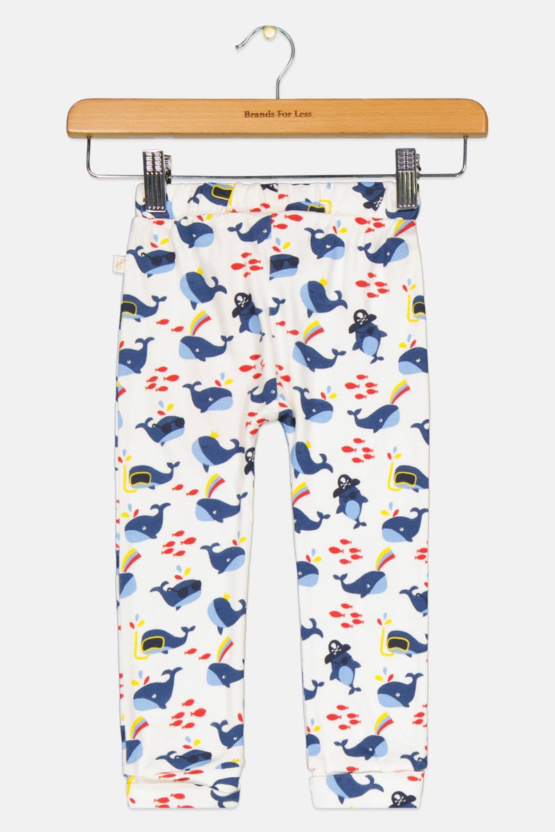 Hamleys Toddlers Boy Allover Print Jogger Pants, Multicolor - Image 2