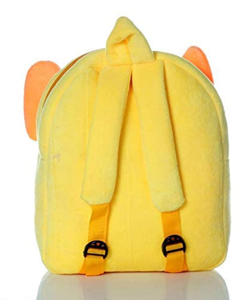 Frantic Kids Velvet School Bag soft plush standard Cute Backpack Baby Girl Preschool Mini Travel Bags Ideal for Baby Girl & Baby Boy & Toddlers Picnic Carry Travelling Bags (2-5 Years) - Image 3
