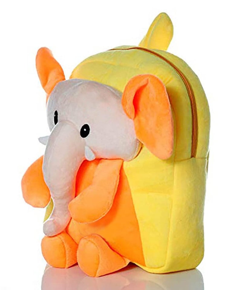 Frantic Kids Velvet School Bag soft plush standard Cute Backpack Baby Girl Preschool Mini Travel Bags Ideal for Baby Girl & Baby Boy & Toddlers Picnic Carry Travelling Bags (2-5 Years) - Image 1