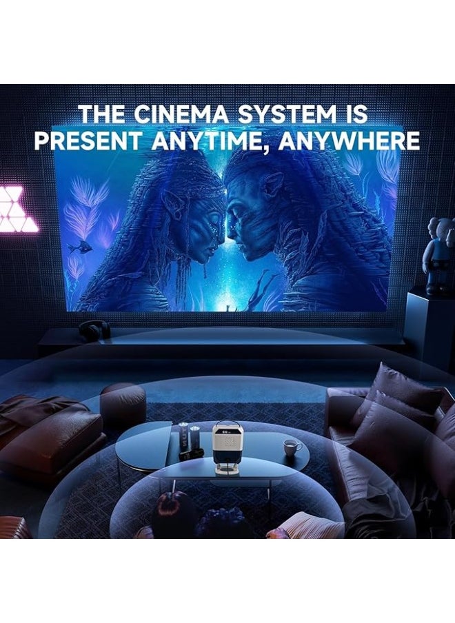 Umiio Umiio A600-Q5,Wifi 5, Smart Projector Compatible with Android, iOS,PC, 50"-150" Screen Projection  - Image 2