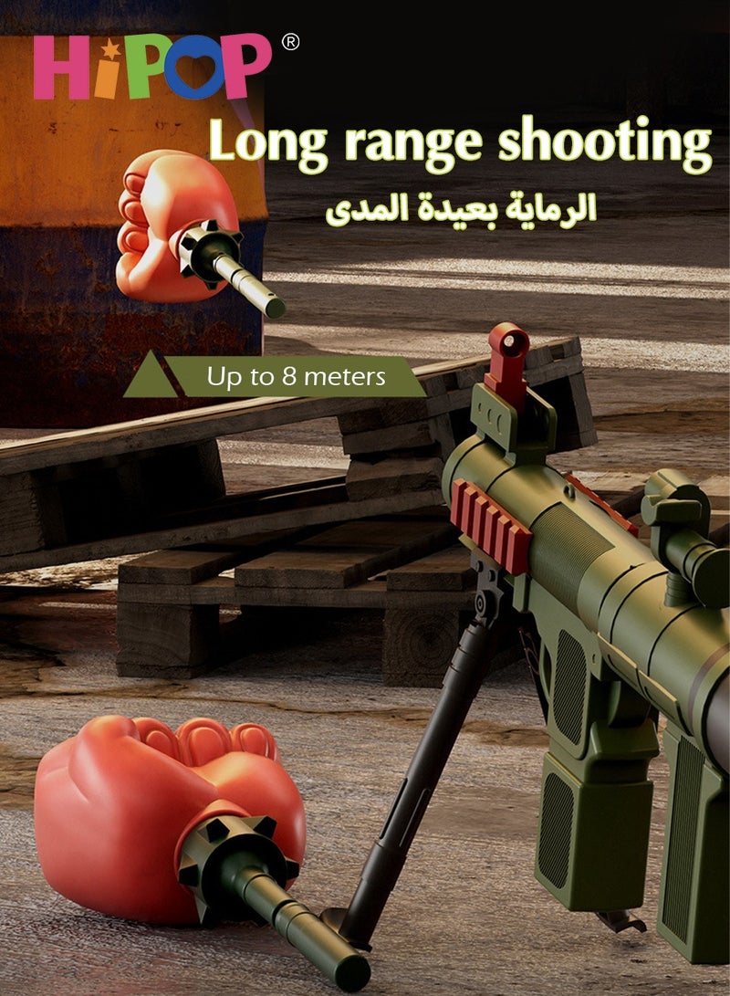 HIPOP RPG Toys Gun for Kids,Rocket Launcher Gun Toy,Safe Soft Bullet,Kids Eeducational Model Gun Toy - Image 3