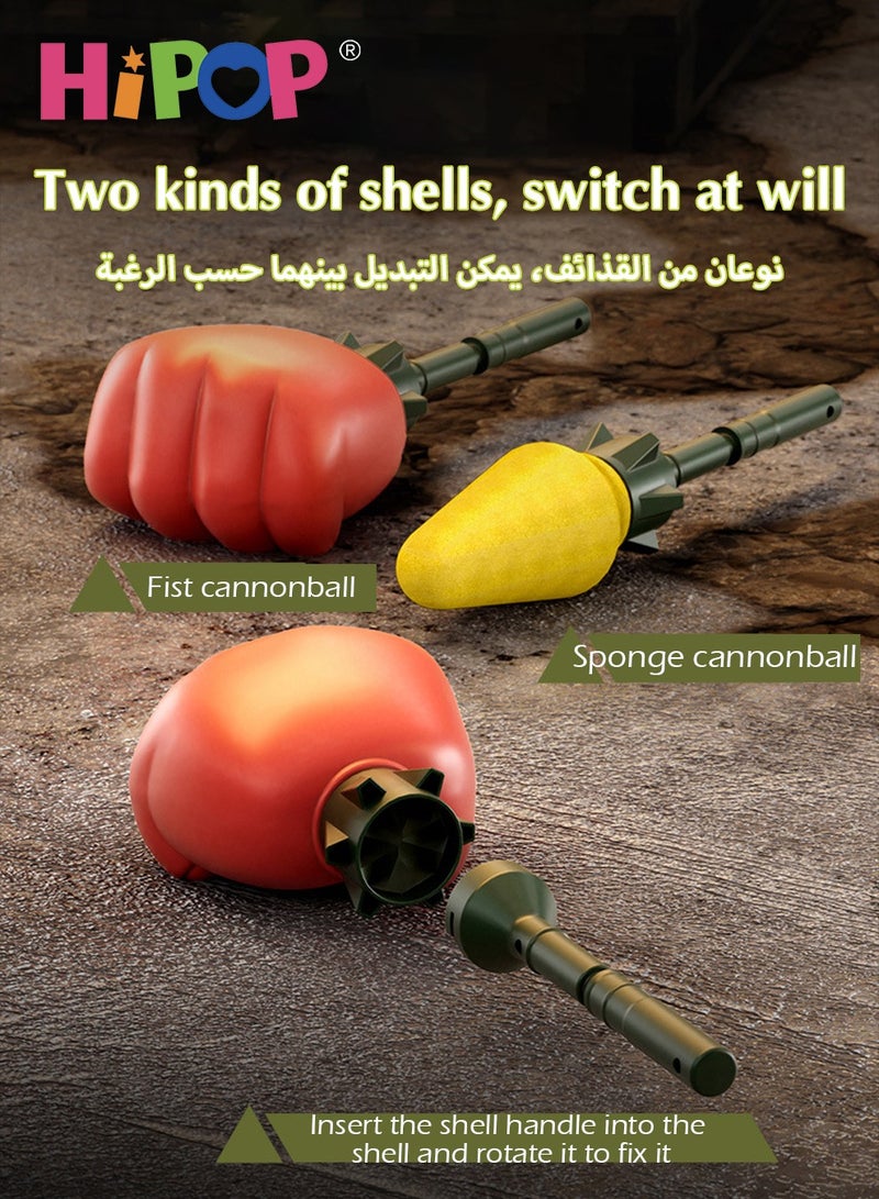 HIPOP RPG Toys Gun for Kids,Rocket Launcher Gun Toy,Safe Soft Bullet,Kids Eeducational Model Gun Toy - Image 5