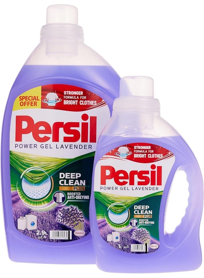Persil Power Gel Liquid Laundry Detergent, With Deep Clean Technology, Lavender - Image 1