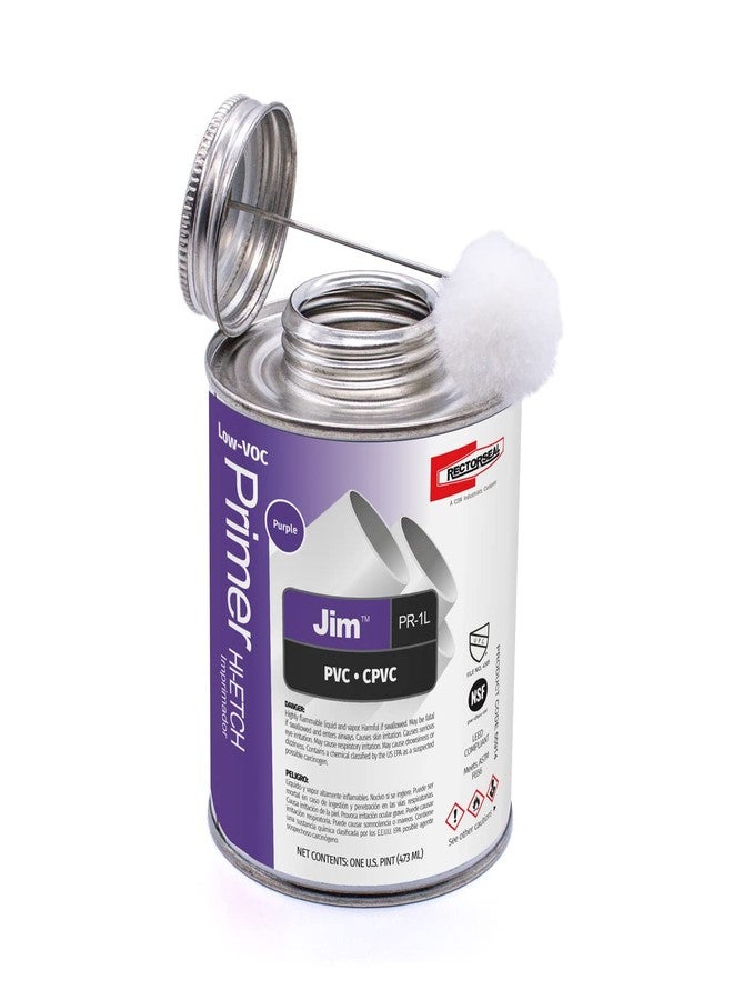 Rectorseal 55914 Pint Pr1L Purple Low Voc Hi-Etch Pvc And Cpvc Primer, 16 Oz - Image 3