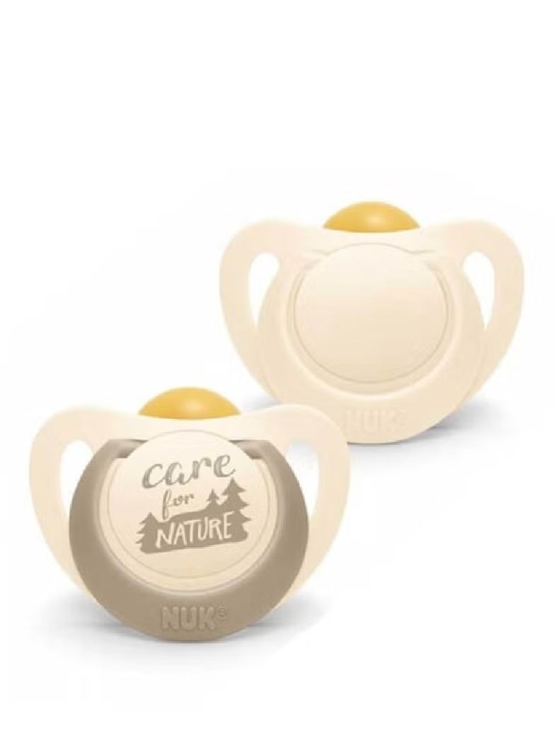 NUK Set of 2 Nuk pacifiers with a Latex nipple - Image 1