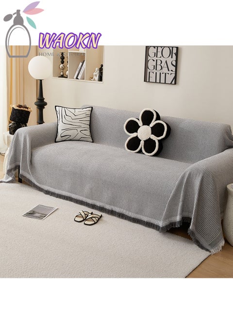 Sofa Blankets and Throws Chenille Throws for Sofas Large Four Seasons Sofa Throws High Density Sofa Cover Sofa Protector Living Room Decoration Sofa Throw Blanket