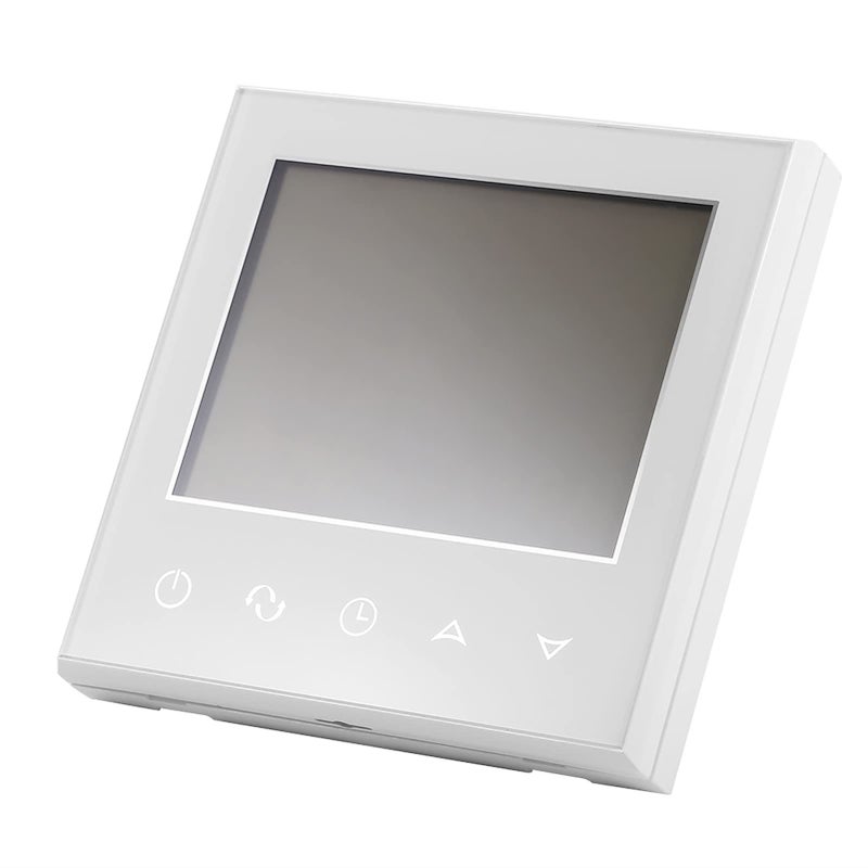 Programmable Digital Thermostat Touch Screen Large Backlit Display Dual Mode White - Image 5