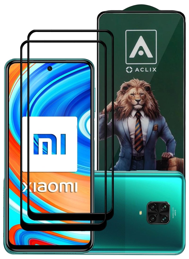 ACLIX 2 Pieces Antistatic ESD Dustproof Premium Quality High Definition Tempered Glass Screen Protector Designed For Xiaomi Redmi Note 9 Pro - Image 1