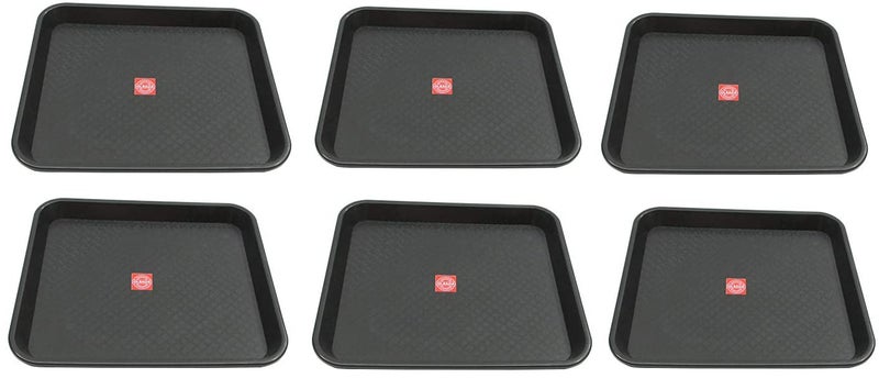 Olrada Home/Restarunt Food Serving Tray, Plastic Big 2pc Set - Image 3