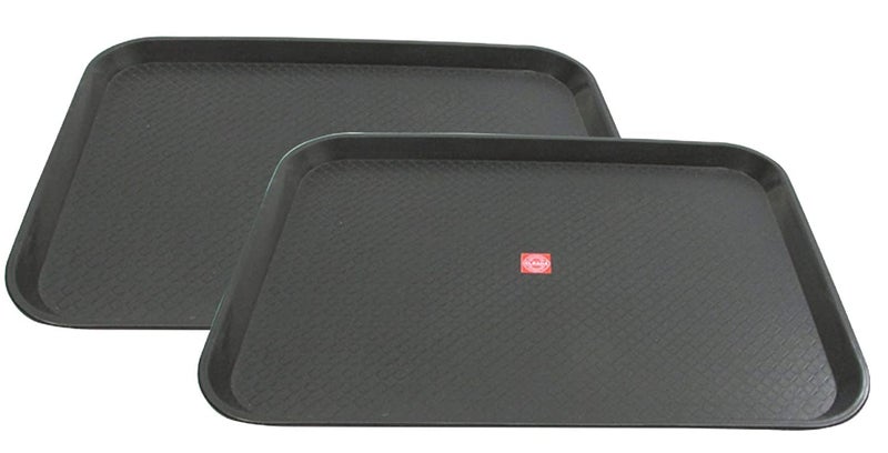 Olrada Home/Restarunt Food Serving Tray, Plastic Big 2pc Set - Image 4