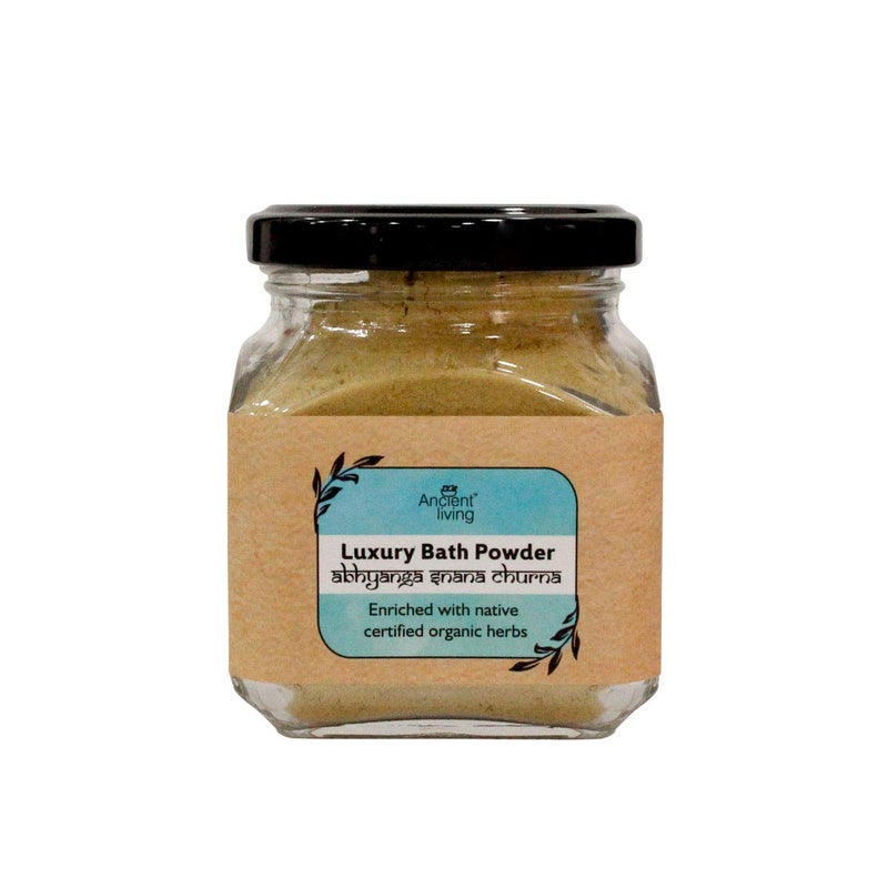 Ancient Living Organic Luxury Bath Powder 200g Jar Deep Cleansing 100 ChemicalFree Suitable for All Skin Types - Image 1