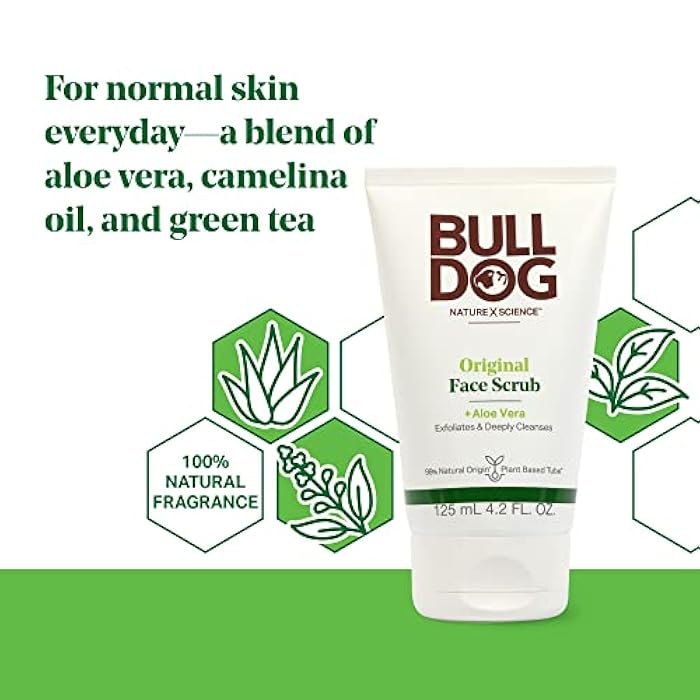 Bulldog Mens Skincare and Grooming Original Face Scrub, 4.2 Fluid Ounce - Image 4