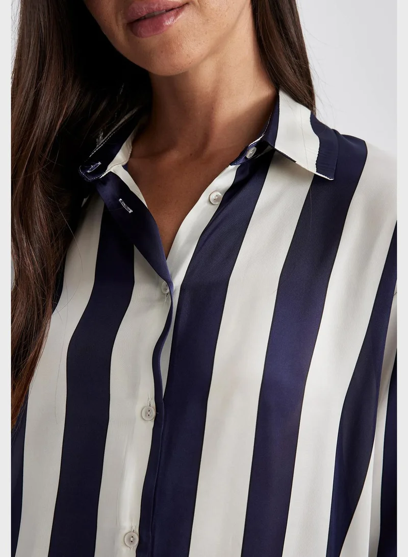 DeFacto Oversize Fit Long Sleeve Shirt