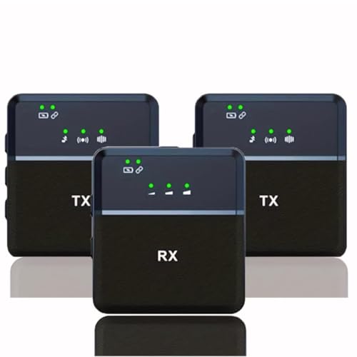 SOOPII SX9 Wireless Microphone for PC, Android,iOSSmartphones,Tablets& Cameras, Dual Collar Mics with 1 Receiver,360° Noise Cancellation,Plug& Play, Ideal for YouTube, Vlogs, Live & Video Recording - Image 1