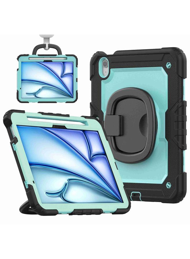 Zaboon Case For iPad Air 11 2025 / 2024 Handle Silicone Hydric PC Tablet Case with Shoulder Strap - Image 1