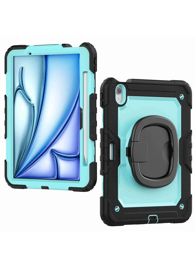 Zaboon Case For iPad Air 11 2025 / 2024 Handle Silicone Hydric PC Tablet Case with Shoulder Strap - Image 2