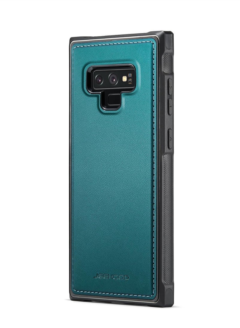 جيهود جراب حمايه من الجلد الصناعي الفاخر  متوافق مع  Samsung Galaxy Note 9 (اخضر) - Image 1