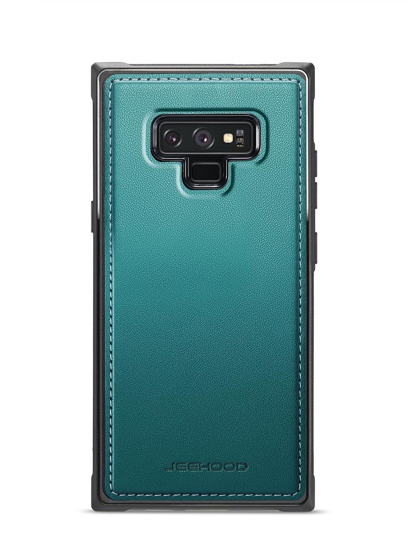 جيهود جراب حمايه من الجلد الصناعي الفاخر  متوافق مع  Samsung Galaxy Note 9 (اخضر) - Image 2